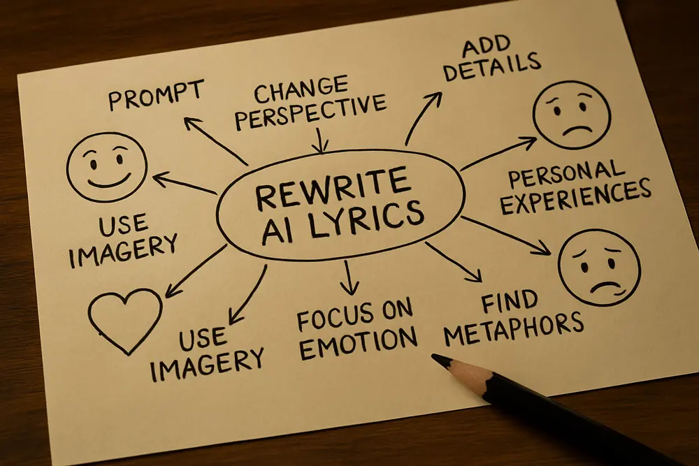 Creative Exercises to Help You Rewrite and Humanize AI Lyrics